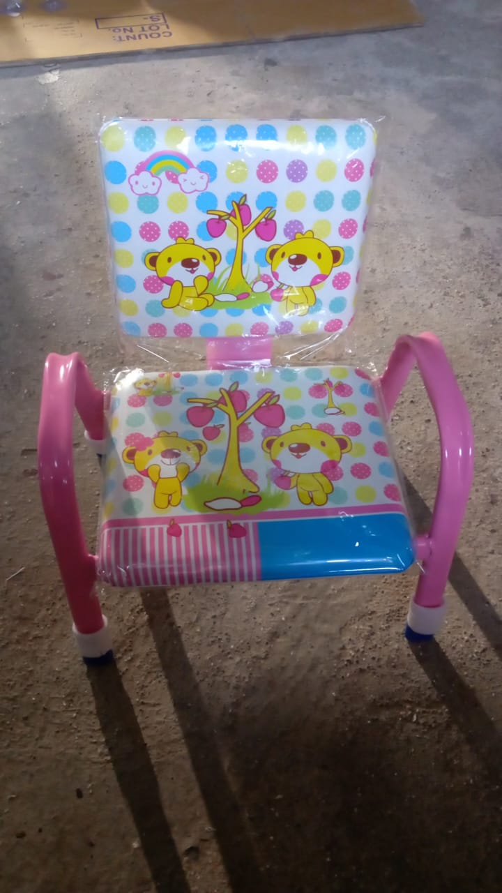 Cartoon Baby Chair Strong Steel Cushion & Comfortable Baby Chair High Quality Chair (1 Pc) view 5