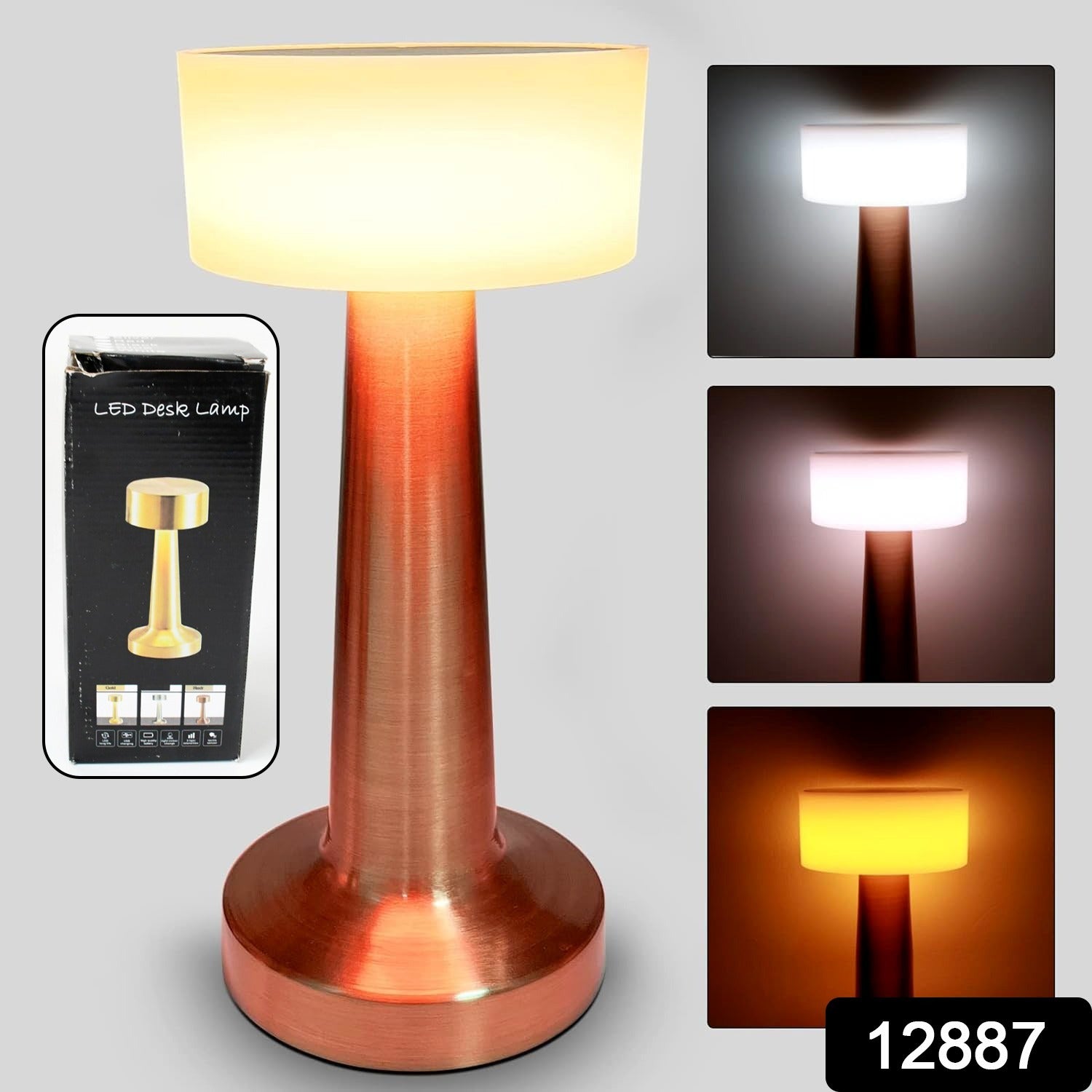 LED Lamp with Touch Control | Decorative Desk Lamp (1 Pc) view 2