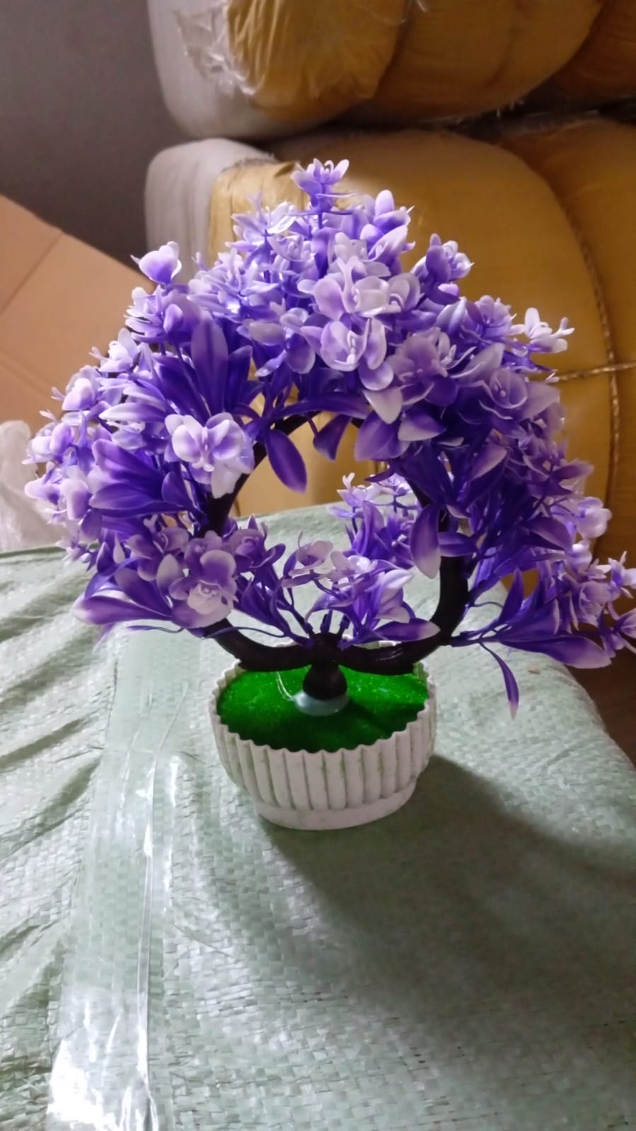 Artificial Flower Plant with Cute Pot – Perfect for Home & Office Decor (1 Pc) view 6