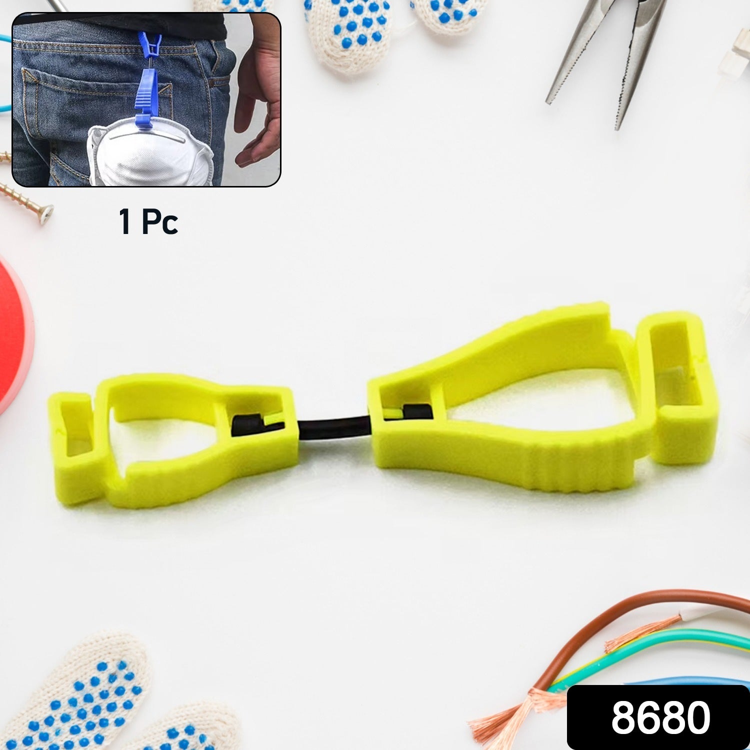 Multifunctional Glove Clip Holder (1 Pc) view 2