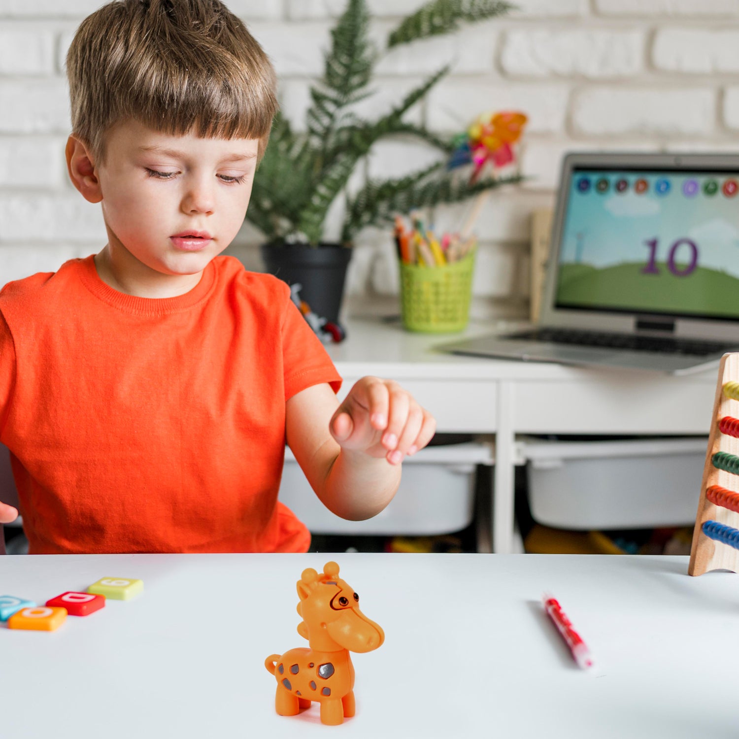 Extandable Giraffe toy, Cute Looking Giraffe with Extandable Neck (30 Pcs Set) view 6