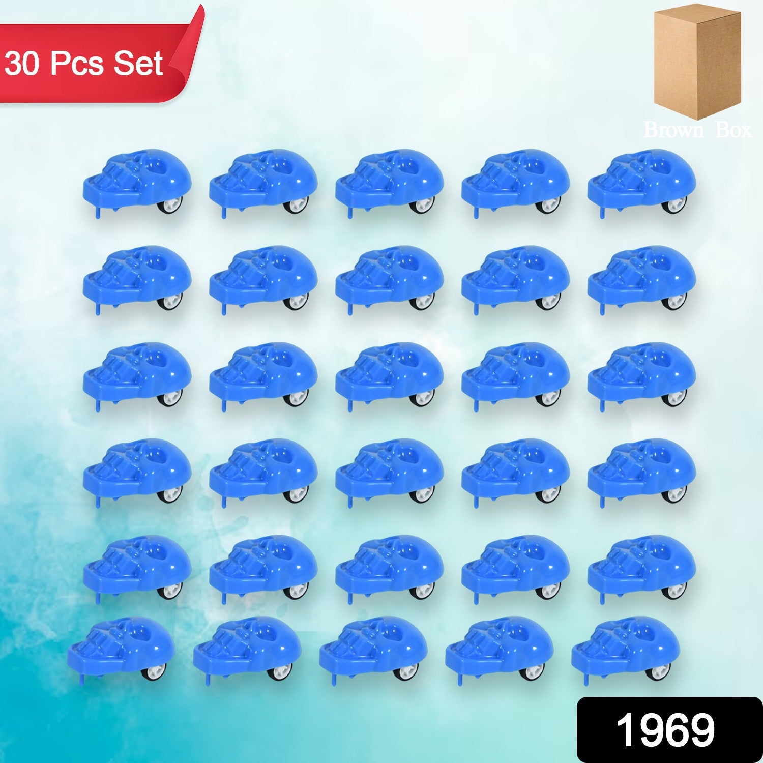 Pull Back Skull Toy, Small DIY Pull Back Skull Toy For Kids (30 Pc Set) view 2