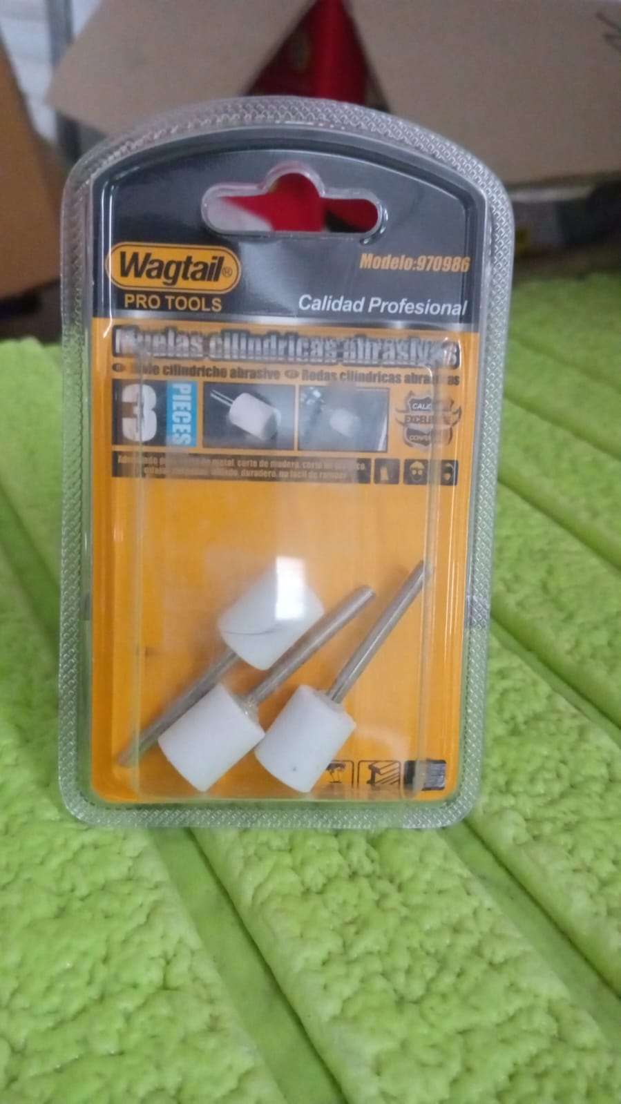 Wool Felt Polishing Buffing Wheels, Wool Felt Mounted Polishing Bits (3 Pcs Set) view 7