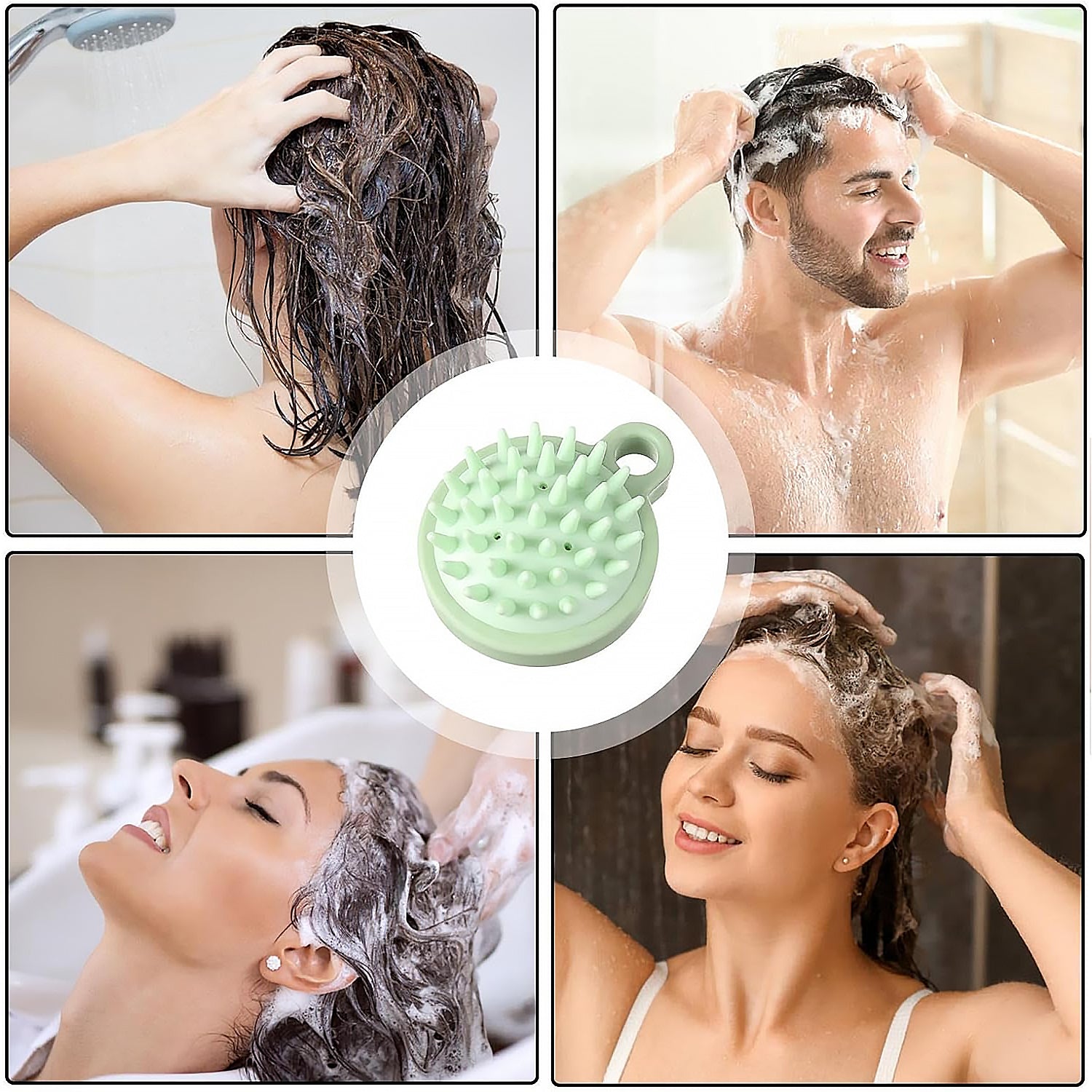 Portable Scalp Massage Comb – Hair Brush for Shampoo Massage, Relaxing Hair Accessories view 3
