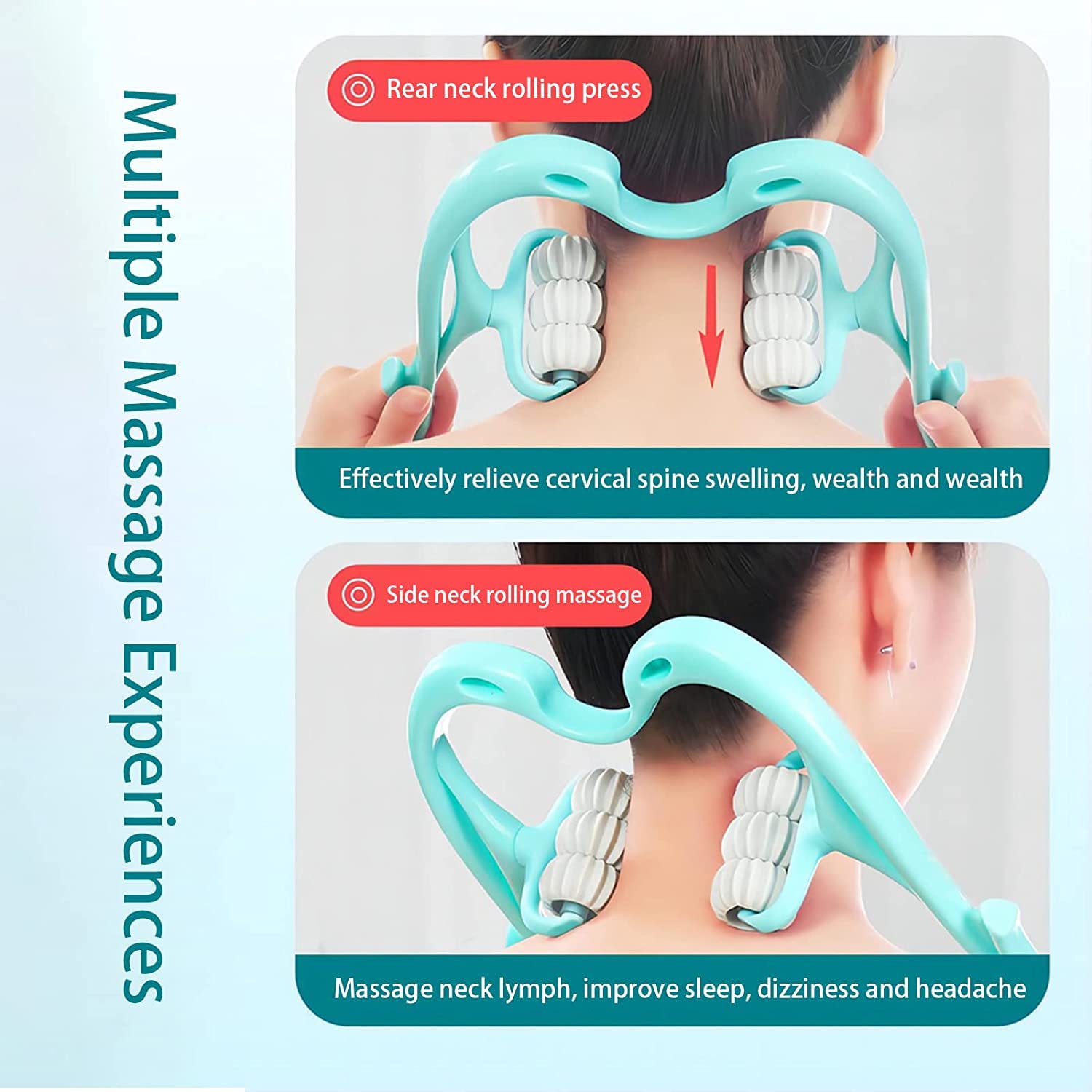 Neck & Shoulder Massager: Portable Relief for Back, Waist & More (1 Pc) view 3