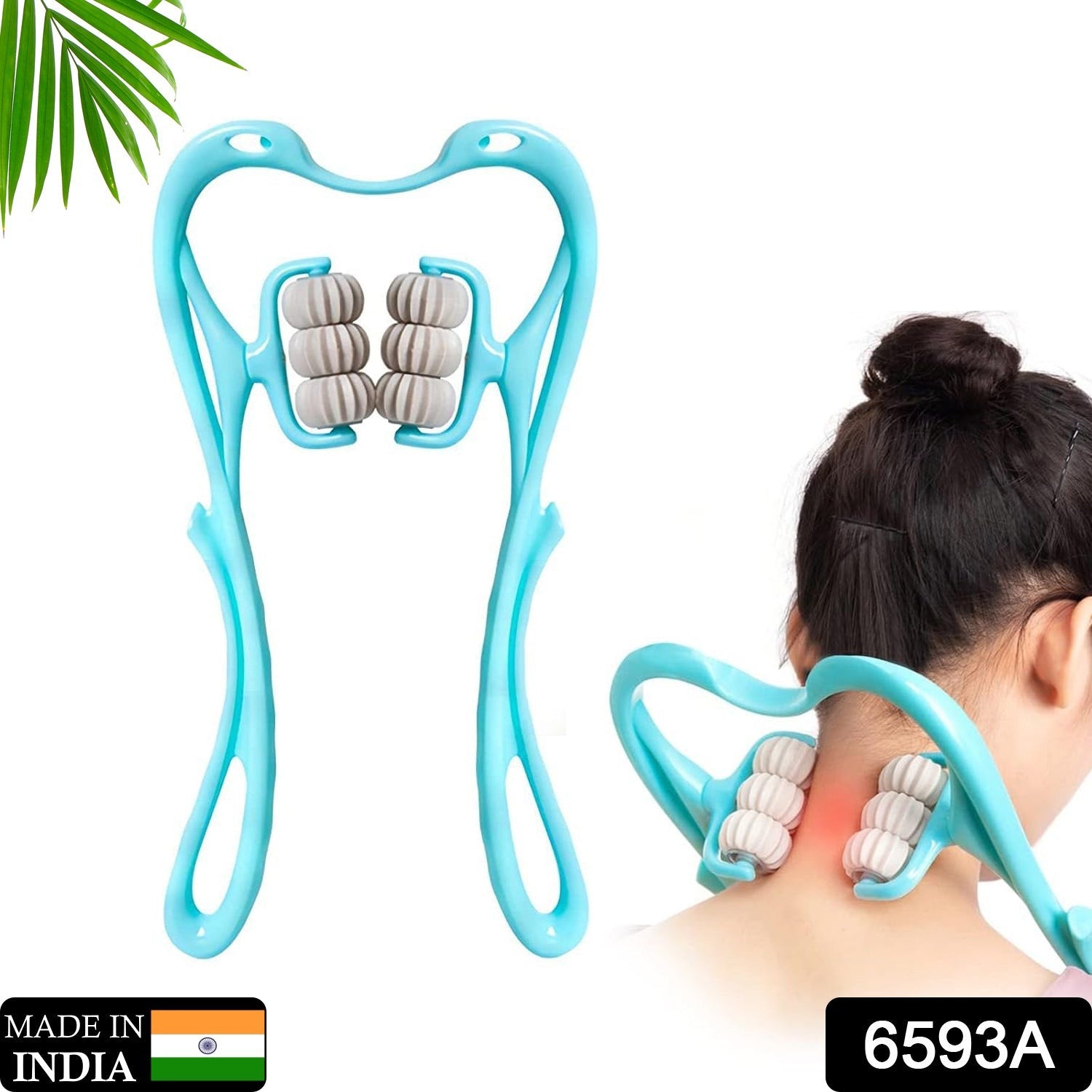 Neck & Shoulder Massager: Portable Relief for Back, Waist & More (1 Pc) view 2