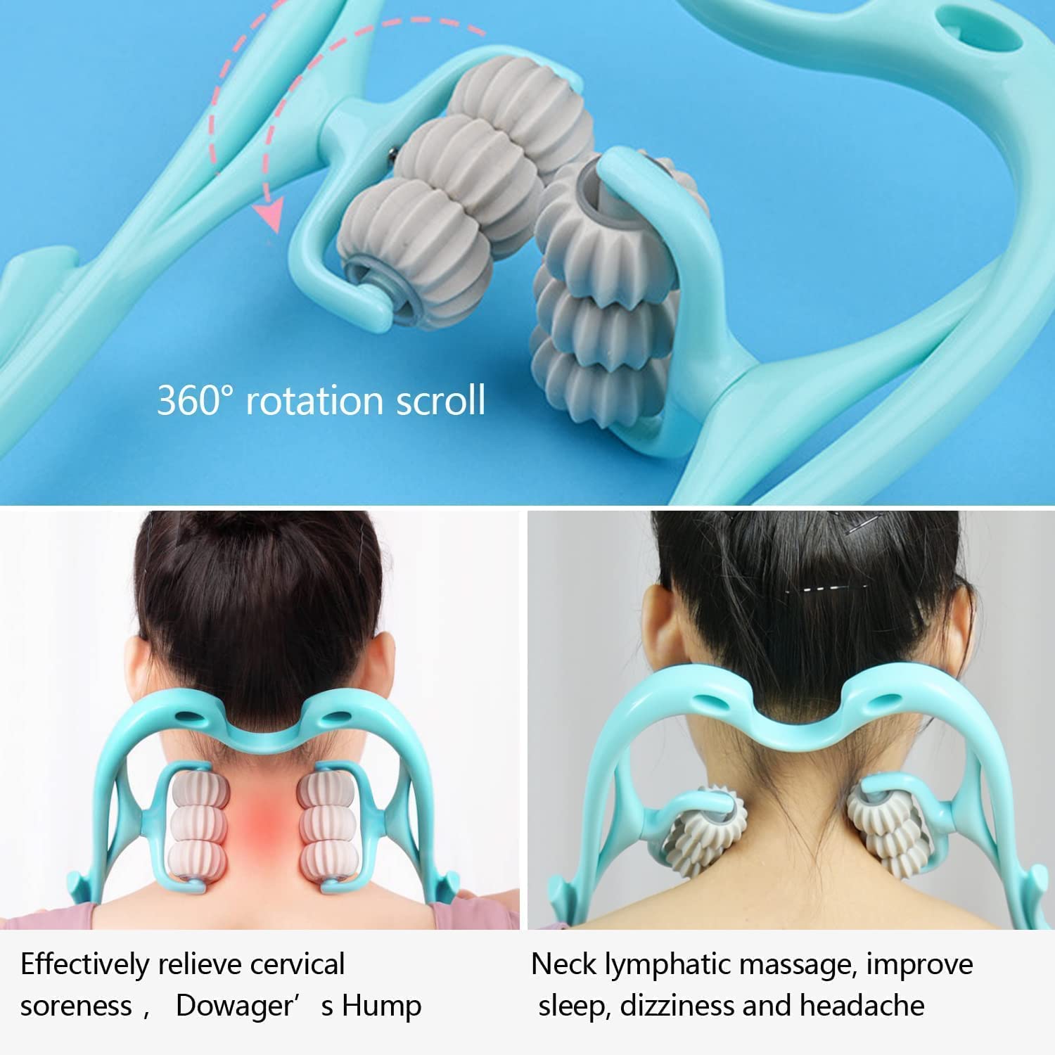 Neck & Shoulder Massager: Portable Relief for Back, Waist & More (1 Pc) view 6