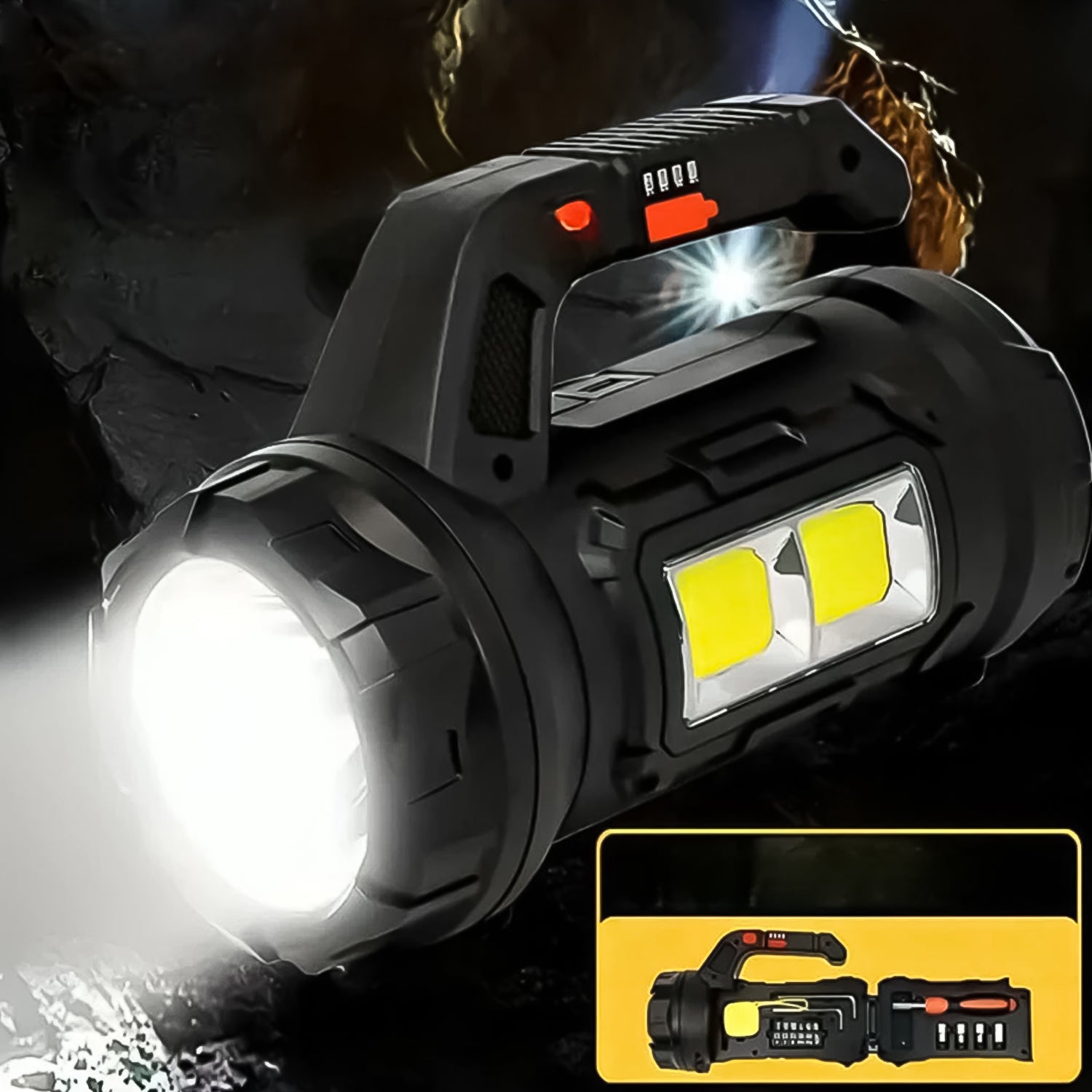 Multi Functional SOS Light With Tool Box, Torchlight (18 W) view 3