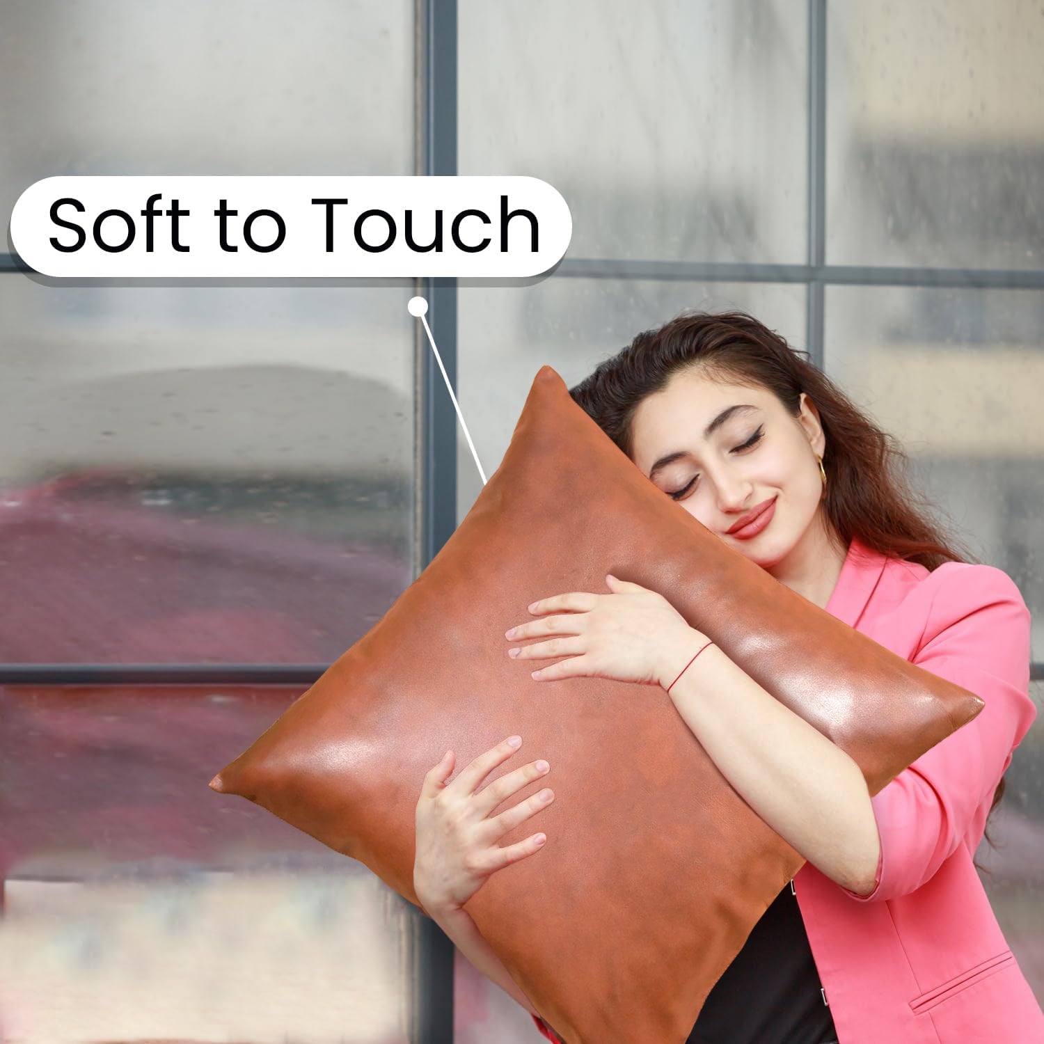 Pillow Covers, Couch Pillows Cover (60 × 60 CM) view 6