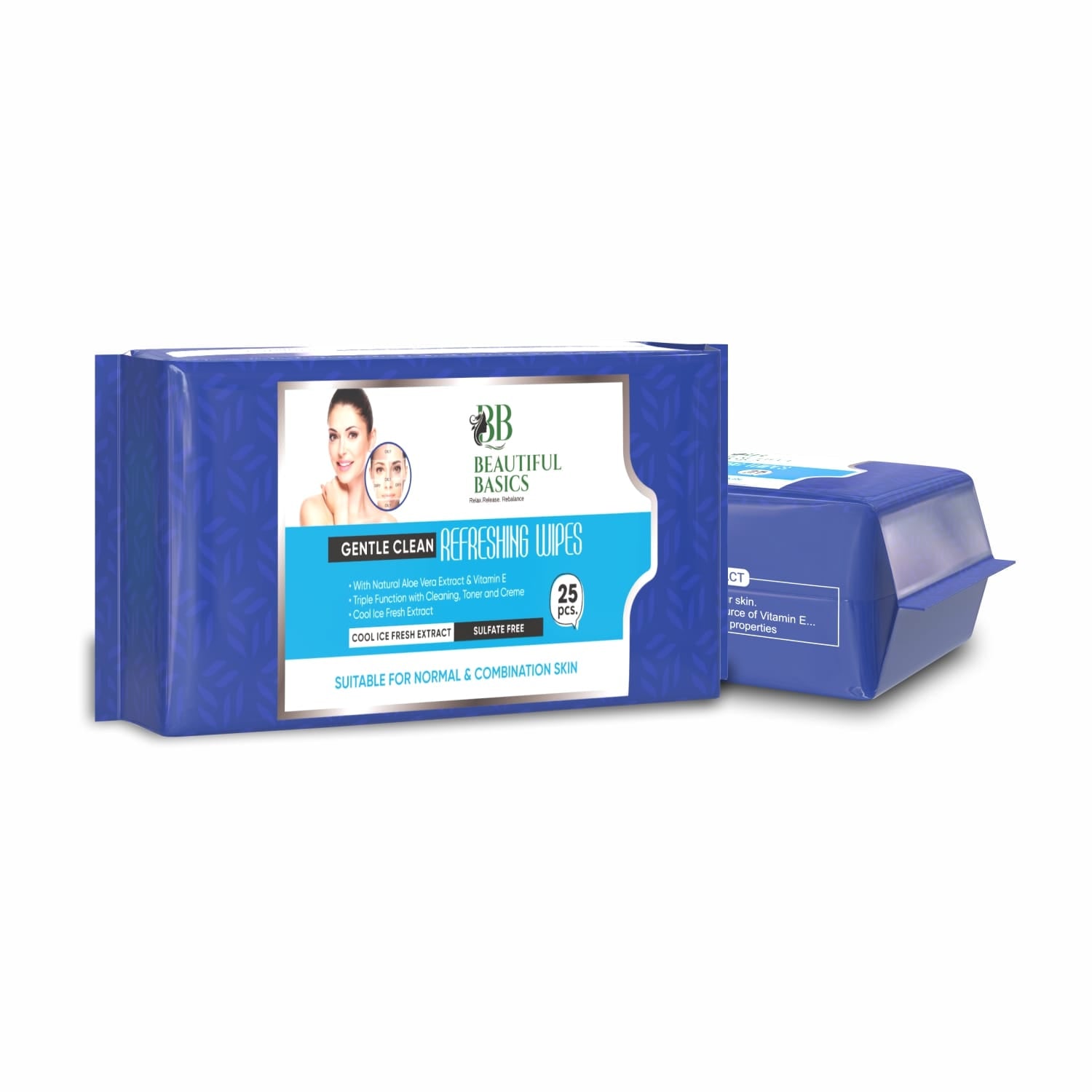 Refreshing Wet Wipes for Face | Facial Cleansing | Refreshing & Skin Hydration| Soothing for skin | pH Balance & Alcohol Free | Nourishing with Fruit extract | 25 Wipes view 4