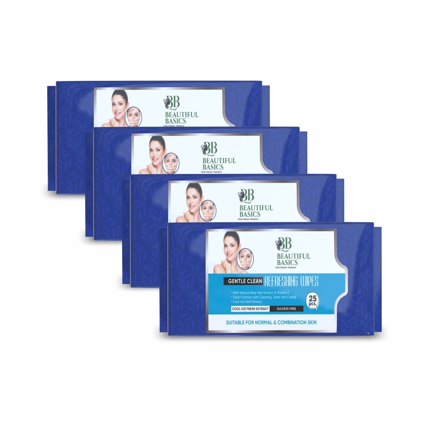Refreshing Wet Wipes for Face | Facial Cleansing | Refreshing & Skin Hydration| Soothing for skin | pH Balance & Alcohol Free | Nourishing with Fruit extract | 25 Wipes view 5