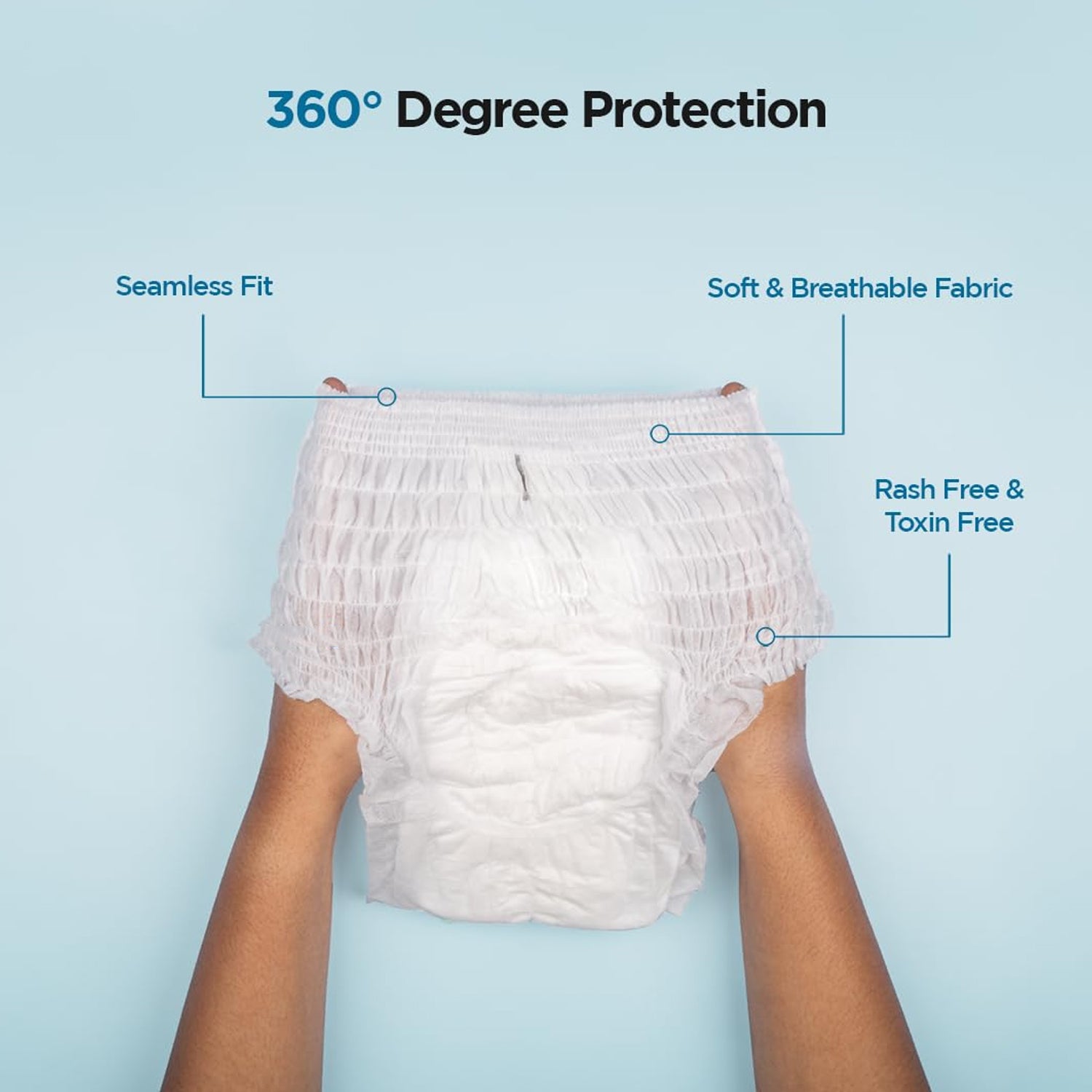 Women’s Emergency Travel Kit with Seamless Underwear Pantyliner  10 Pcs view 8
