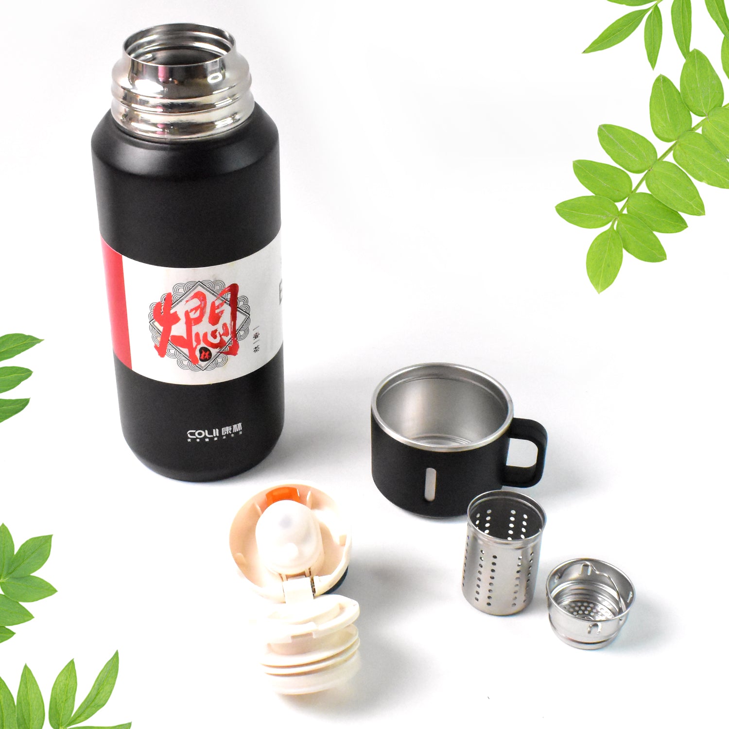 Stainless Steel Vacuum Insulated Water Bottle 900ML Approx (Mix Color) view 5