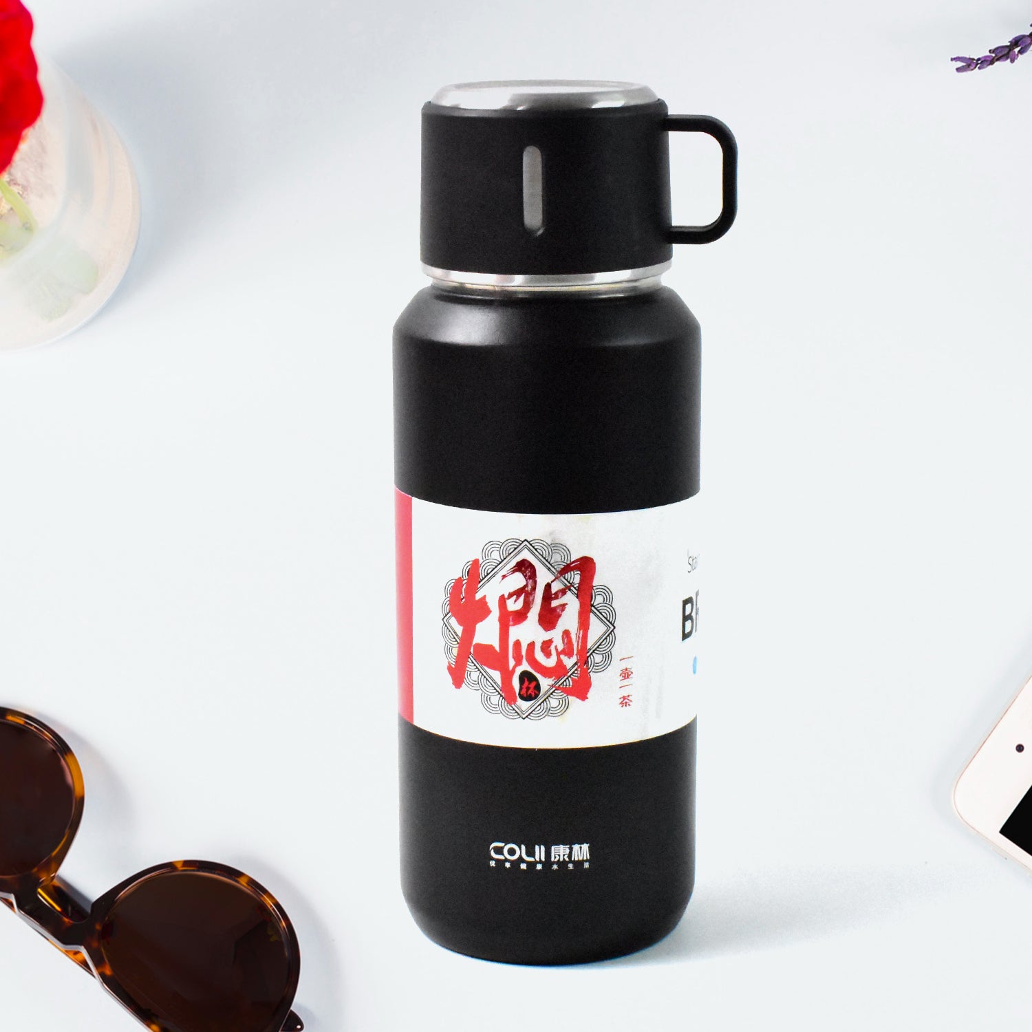 Stainless Steel Vacuum Insulated Water Bottle 900ML Approx (Mix Color) view 6
