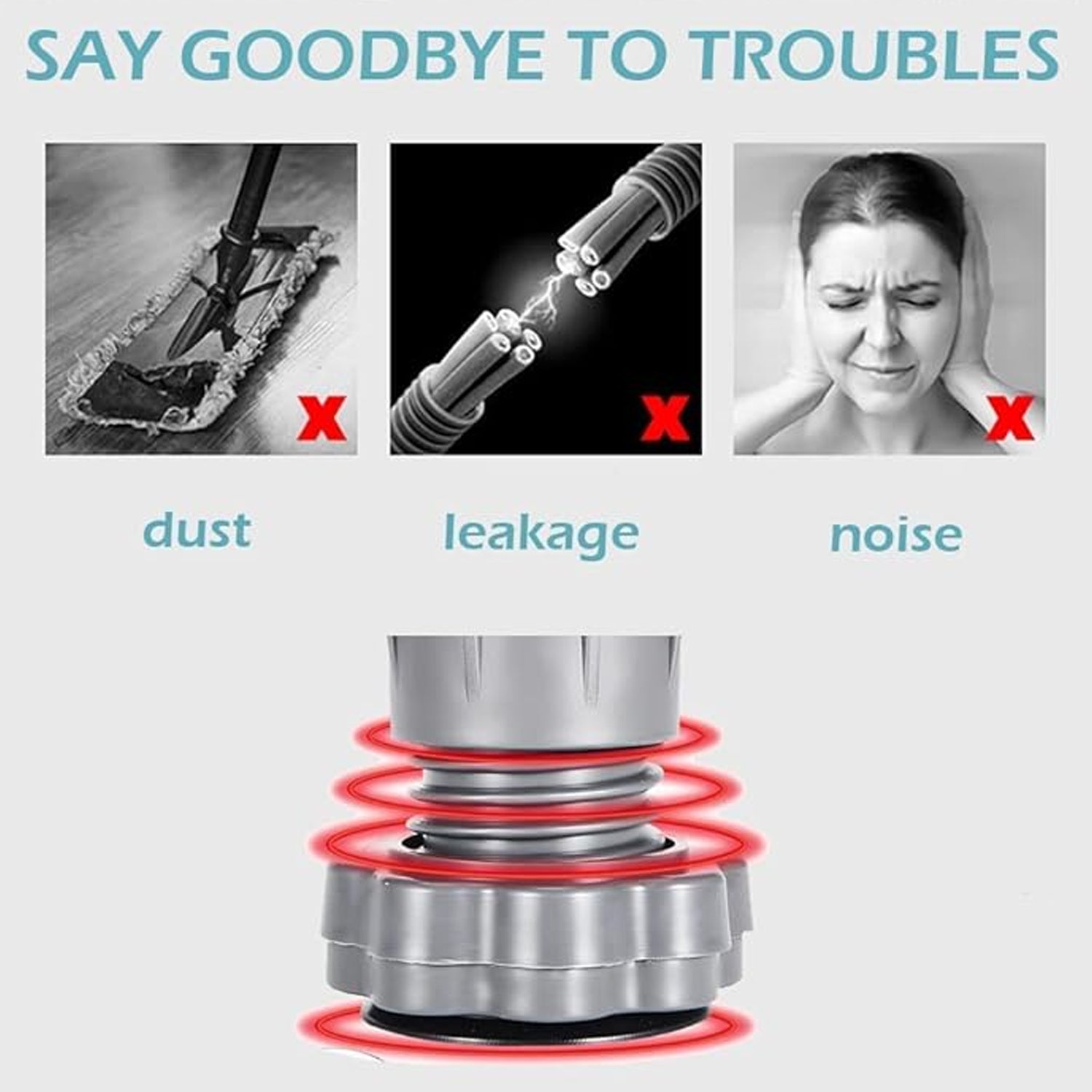 Plastic Washing Machine Vibration Feet (4 Pcs Set) view 5