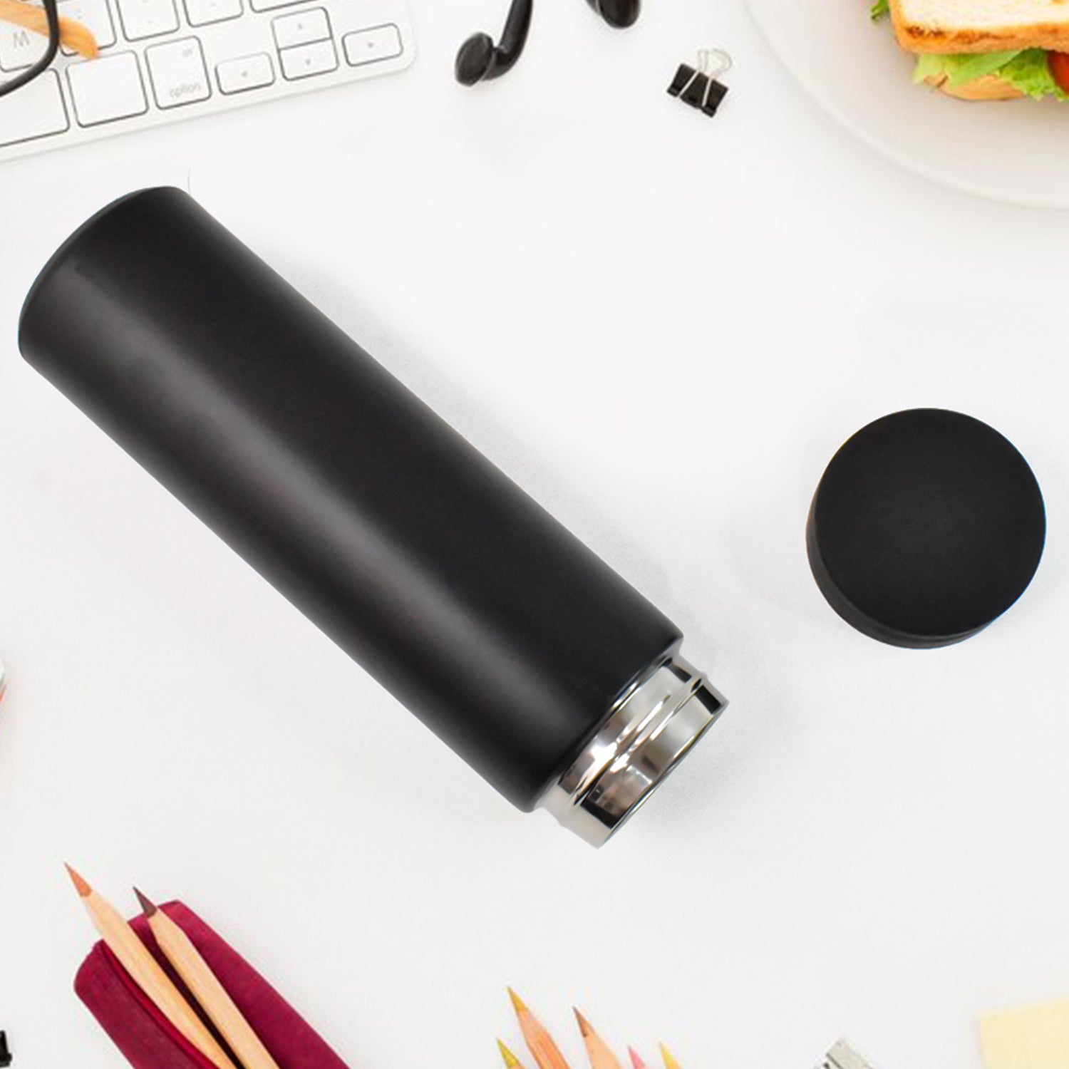 Vacuum Stainless Steel Double Wall Water Bottle (500 ML Aprrox) view 7